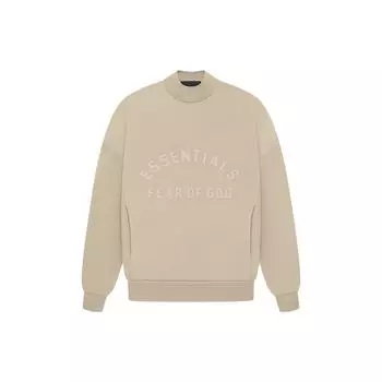 Топы унисекс Fear of God Essentials с круглым вырезом пыльно-бежевого цвета 192SP232045F M