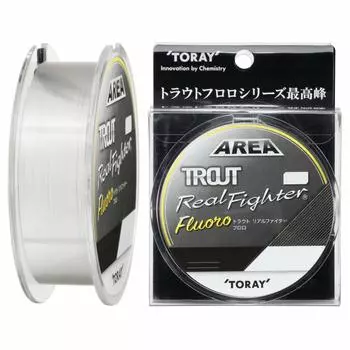 TORAY Fluorocarbon Line Trout Real Fighter Fluoro 100m Natural 2.5lb