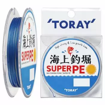 TORAY Line Морская рыболовная снасть для пруда Super PE 4 Нет. 50м.