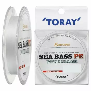 TORAY PE Line 15lb 8 штук 150m Seabass PE Power Game Белый Нет. 0,8 7,1 кг белый