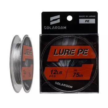 TORAY Solarom Lure PE 75м 15lb Серебристо-серый