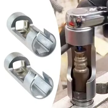 Торцевой ключ из хром-ванадиевой стали, высококачественный материал, серебро