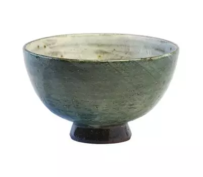 Tori Shigaraki Ware Matsuba Rice Bowl W909-05