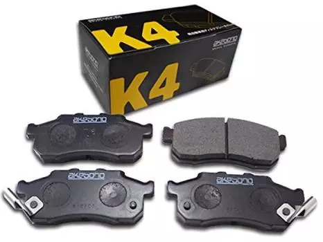 Тормозная колодка K4 передняя легкая машина Honda Acty Akebono-Brake и т. д.. К-416ВК чёрный
