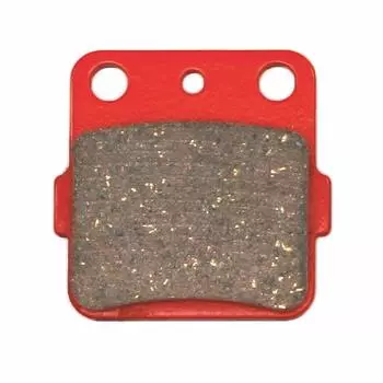 Тормозная колодка мотоцикла Daytona красная металлическая передняя Jebel 79833 резьба (Полу-площадка) DF200E(97-00) 200(97-05) DF125E(97-00) и т.д. №49