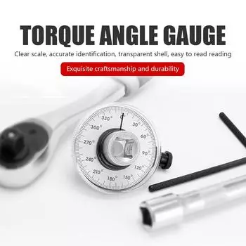 Torque Wrench Torquemeter Dial Automotive Tools Hand Tool Auto Service Equipment Garage Tools Calibrated In Degrees Tool