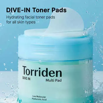 Torriden Dive In Low Molecular Hyaluronic Acid Multi Pad 80pads