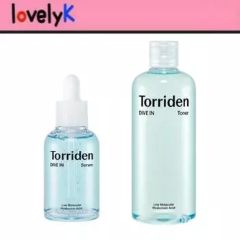 Torriden Dive-In Сыворотка с низкомолекулярной гиалуроновой кислотой 40 мл + Тоник 300 мл