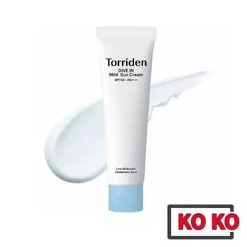 TORRIDEN Мягкий солнцезащитный крем Dive In SPF50+ PA++++ 60 мл