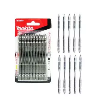 Торсионные биты Makida B 52037 [PH2 110 мм, двусторонние, 10 шт.]