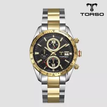 [TORSO]Premier T701M-GBC Zeus EcoSolar Дайверские часы Мужские металлические часы