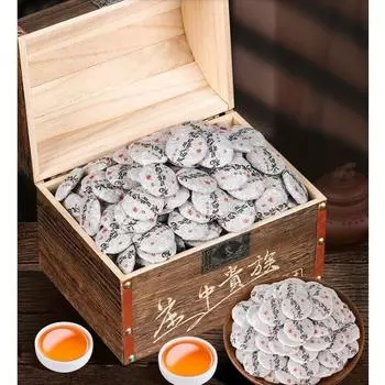 Торт Бай Му Дань, Белый чай ФуДин Лао Бай Ча Старый выдержанный маленький чай Пай Му Тан 1250 grams