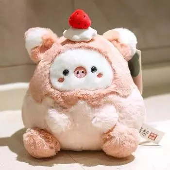 Торт Эльф Плюшевая игрушка Кукла Детский сон Подарок на день рождения 22cm розовый