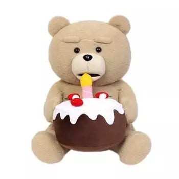 Торт на день рождения Ted2, сидящая кукла-медведь, 45см, разные цвета, Популярные игрушки для корейских детей