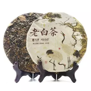Торт ShuangHe Old Bai Cha FuJian Белый Чай 2017 300г