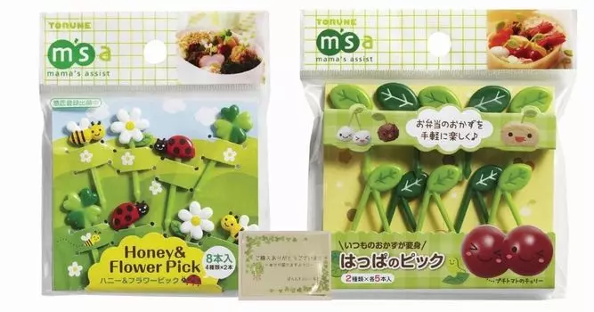 Torune Honey Flower Picks 8 Happa Picks 10 pieces [Genuine] & pieces, [Set] (Honey Happa) зелёный