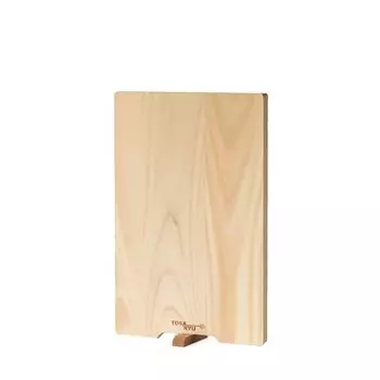 TOSARYU SHIMANTO HINOKI Easy Hinoki Cutting Board with Stand Made in Japan (S) 28x18x1.5cm слоновая кость