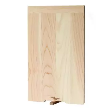 TOSARYU SHIMANTO HINOKI Easy Hinoki Cutting Board with Stand Made in Japan (XL) 39x24x1.5cm слоновая кость
