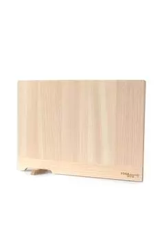 TOSARYU SHIMANTO HINOKI Thin and Light with Stand Hinoki Cypress Cutting Board Made in Japan (S) 30x21.3x1cm слоновая кость