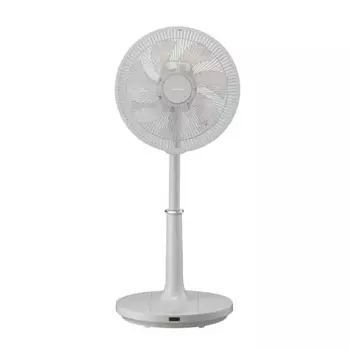 Toshiba Living Fan TF-30AL26 7 Blades 3 Levels of Air Flow with Remote Control Dust Prevention AC Motor Off Timer Light Gray