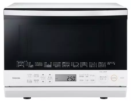 TOSHIBA Паровая микроволновая печь Каменная духовка Купол 26L Белый Плоский Стол ER-XD70(W)