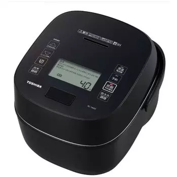 TOSHIBA вакуумный IH Jar рисоварка Flame Takumi Cooking (5,5 Чашек Приготовление) Гран Блэк RC-10VST(К)