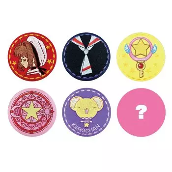 Toshin Pack Cardcaptor Sakura Trading Embroidery Can Badge (Cardcaptor Sakura vol.2) CA-CB002 One of these