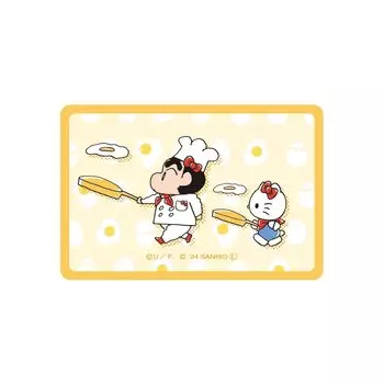 Toshin Pack Crayon x Sanrio Characters Наклейка Китти Шин-чан (Шин-чан/Привет, Яйцо) К1-SE011