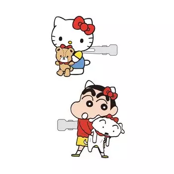 Toshin Pack Crayon x Sanrio Персонажи Crayon Bangs Clip Shin-chan Shin-chan (Син-тян/Hello Kitty) К1-HP101