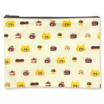 Toshin Pack Noraneko Gundan Pouch Cake Flat Case Pouch Cosmetic Case Cosmetic Pouch Pen Case 605215