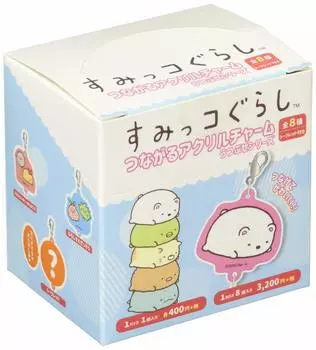 Toshin Pack Sumikko Gurashi Соединительная акриловая шкатулка с подвесками (Серия «Лицо»)