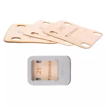 TOSICAM 3-х компонентная прокладка для грифа гитары, сделано в Канаде, прочный клен, деревянный, болт крепления грифа 1 градус, крепление на болтах 0,25 0,5