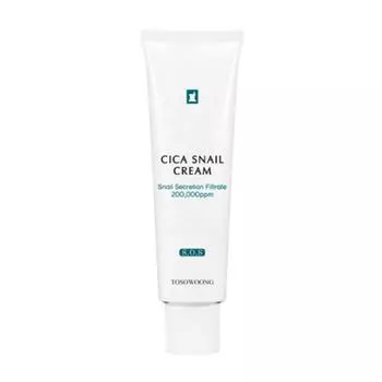 TOSOWOONG Cica Snail Cream 50 мл 1 PCS