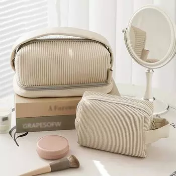 Тост PU косметичка водонепроницаемый кожаный клатч косметичка большая дорожная сумка для мытья