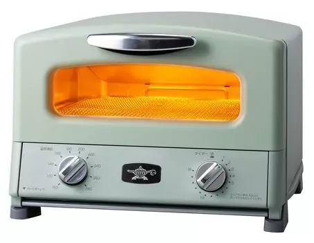 Тостер Aladdin Graphite Grill Green 4 предмета с рецептом Mono Gallery Limited и AGT-G13B(грамм) [Приходит Книга]