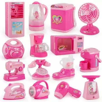 Тостер Блендер Ролевые игры Набор Пылесос Кухонные игрушки для детей Fan