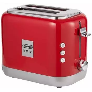 Тостер De Longhi Pop-up KMix TCX752J-RD Тостовый хлеб Можно выпекать с одной стороны Нарезает от 5 до 10 ломтиков 5 уровней регулировки решет