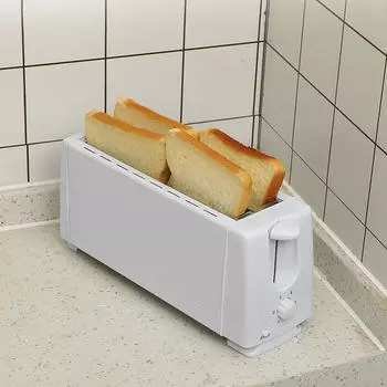 Тостер для хлеба, хлебопечка, 4 ломтика, экономящая место, универсальная вафельница для панини с вилкой США