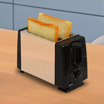 Тостер для хлеба, панини-мейкер, адаптер для вилки UK, 6 скоростей, экономящий место, бытовая машина для приготовления завтрака