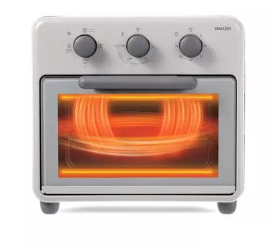 Тостер-духовка, тостер, фритюрница, конвекционная печь, тосты на 2 шт., оснащенная двойным вентилятором, 4 выбираемых режима, шоколадно-бежевый [Yamazen] YCW-C120(CB)