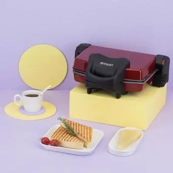 Тостер Emsan Power Master Granit 1800 Вт красный