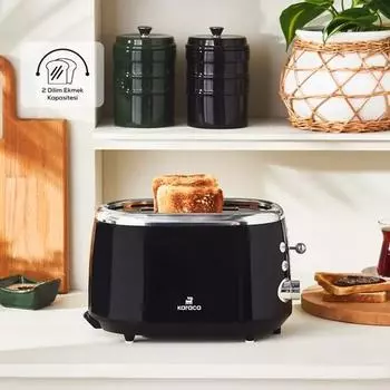 Тостер Karaca Crusty Черный