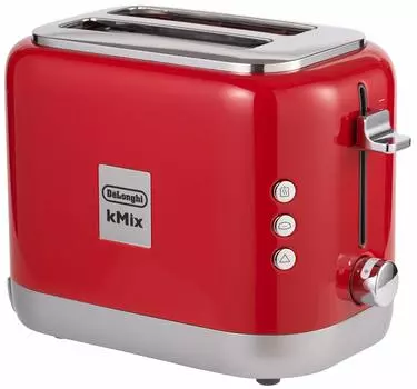 Тостер KMix Toast Bread Возможность поджаривания ломтиков с одной стороны 5 уровней регулировки решетки Проверка работоспособности решеток Гарантия DeLonghi Family