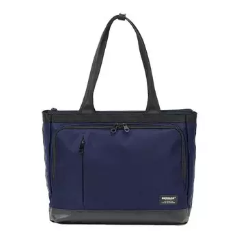 Tote Bag A4 13 Inch Horizontal Bias Light 60354 BIAS LITE Business Bag Nylon Large Capacity Commuting Water Repellent Navy [Barmas] Men s [60]