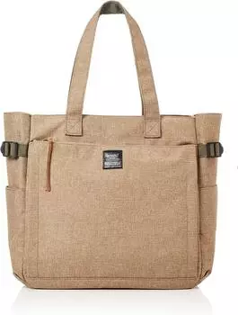 Tote Bag A4 Large Capacity 10 Pocket Storage POST ATC3132Z Beige [Anello]