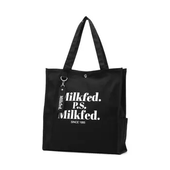 Tote Bag DIDONE LOGO BIG TOTE 103203053014 BLACK [Milkfed] Women s