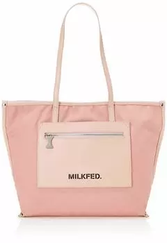 Tote Bag FAUX LETHER PATCH TOTE 103203053015 PINK [Milkfed] Women s