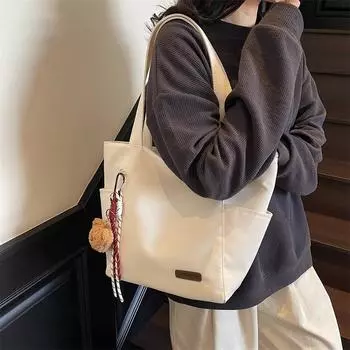 Tote Bag Multi-Pocket Large Capacity Women s Bag Multi-Function Shoulder Underarm Bag чёрный