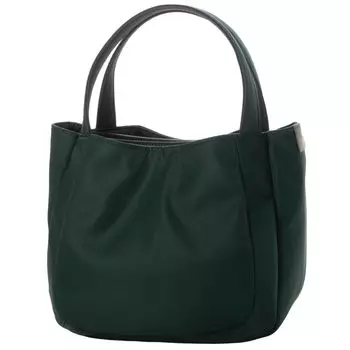 Tote bag nylon bonding tote S size Green [Isaac]
