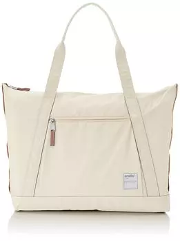 Tote Bag Water Repellent A3 CIRCLE ATH3151 Light Beige [Anello]